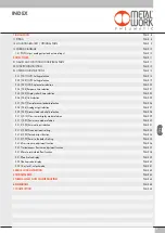 Предварительный просмотр 7 страницы Metal Work FLUX 0 User Manual