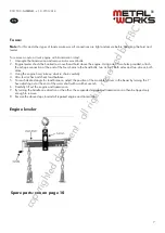 Предварительный просмотр 7 страницы Metal Works 754751500 Manual