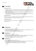 Предварительный просмотр 6 страницы Metal Works WV 300 Manual