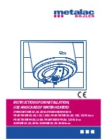 Preview for 1 page of Metalac Bojler Praktik MB 100 Instructions For Installation, Use And Maintenance Manual