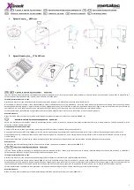 Preview for 1 page of Metalac Xgranit Venera Installation Manuallines