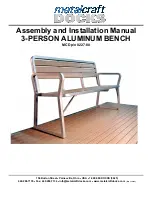 MetalCraft Docks 3-0227-00 Assembly And Installation Manual предпросмотр