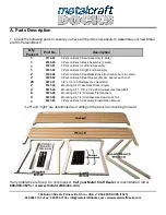 Preview for 2 page of MetalCraft Docks 3-0227-00 Assembly And Installation Manual