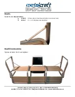 Preview for 6 page of MetalCraft Docks 3-0227-00 Assembly And Installation Manual