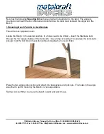 Preview for 8 page of MetalCraft Docks 3-0227-00 Assembly And Installation Manual