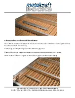 Preview for 9 page of MetalCraft Docks 3-0227-00 Assembly And Installation Manual