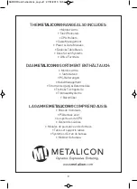 Preview for 8 page of Metalicon PMA522 Installation Instruction