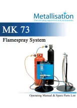 Metallisation MK 73 Operating Manual / Spare Parts List preview