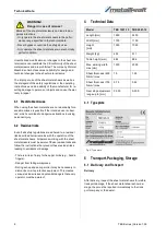 Preview for 6 page of Metallkraft 3746015 Instruction Manual