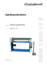 Preview for 1 page of Metallkraft 3781305 Operating Instructions Manual