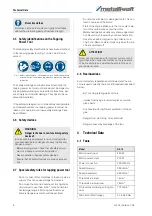 Preview for 6 page of Metallkraft 3860018 Operating Instructions Manual