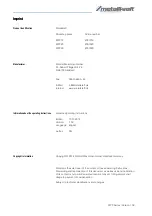 Preview for 2 page of Metallkraft 4001015 Operating Instructions Manual