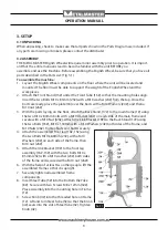 Предварительный просмотр 9 страницы MetalMaster EWM-75 Operation Manual