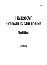 MetalMaster HG3208VR Manual preview