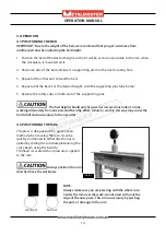 Preview for 14 page of MetalMaster HP-20PP Operation Manual