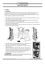 Предварительный просмотр 11 страницы MetalMaster S2268 Operation Manual