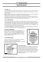 Предварительный просмотр 12 страницы MetalMaster S2268 Operation Manual