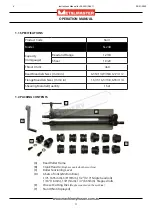 Предварительный просмотр 4 страницы MetalMaster SJ-24D Operation Manual