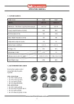 Предварительный просмотр 4 страницы MetalMaster SJM-2.5 Operation Manual