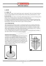 Предварительный просмотр 13 страницы MetalMaster SJM-2.5 Operation Manual