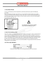 Предварительный просмотр 14 страницы MetalMaster SJM-2.5 Operation Manual