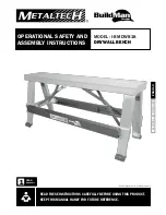 Preview for 1 page of MetalTech BuildMan I-BMDWB18 Operational Safety And Assembly Instructions