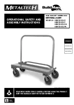 MetalTech I-BMD3631P Operational Safety And Assembly Instructions preview