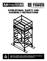 MetalTech M-MFT5710 Operational Safety And Assembly Instructions preview