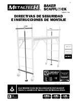 Предварительный просмотр 7 страницы MetalTech ScaffLock I-ISL Operational Safety And Assembly Instructions