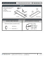 Preview for 2 page of Metalumen TRANSFORM 1x4 TRA14 Installation Instructions Manual