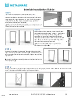 Предварительный просмотр 5 страницы Metalware Interlok Installation Manual