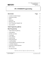 Metasys IFC-1010 Technical Manual Programming Section preview