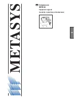 Metasys META Air Assembly, Operation And Maintenance preview