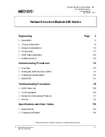 Preview for 1 page of Metasys NCM 200 Series Technical Manual