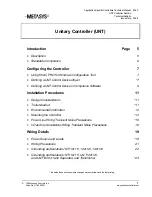 Предварительный просмотр 1 страницы Metasys UNT Series Technical Manual