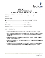 Preview for 1 page of Metcal 924-DFV Set Up And Operating Instructions