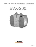 Metcal bvx-201 Operation Manual preview