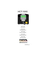 Preview for 1 page of Metcal HCT-1000 User Manual