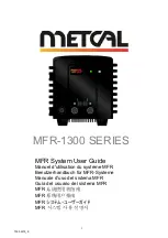 Metcal MFR-1300 Series User Manual preview