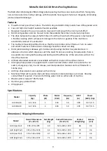 Preview for 5 page of Metcalfe GU4 Installation & Operating Instructions Manual