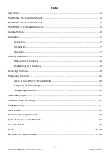 Preview for 2 page of Metcalfe NS300XHD Installation & Operating Instructions Manual