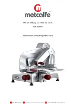 Metcalfe NSV300HD Installation & Operating Instructions Manual предпросмотр