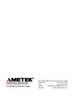 Preview for 110 page of Metek DREXELBROOK Universal IV Lite Installation And Operating Instructions Manual