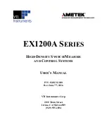 Preview for 1 page of Metek EX1200A SERIES User Manual