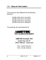 Preview for 5 page of Metek JOFRA STS-150 A User Manual