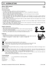 Preview for 1 page of Meteor 1086315 Quick Manual