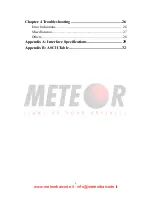 Предварительный просмотр 6 страницы Meteor Dali 200dpi User Manual