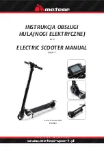 Meteor E-SCOOTER ESU020 Manual preview