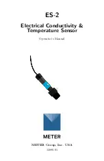 Preview for 1 page of METER ES-2 Operator'S Manual