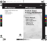 Meterman AM8B User Manual preview